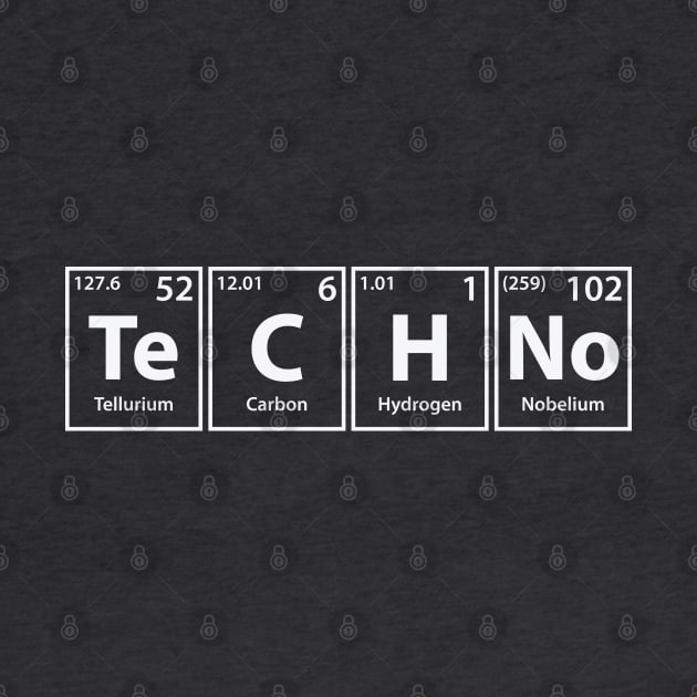 Techno (Te-C-H-No) Periodic Elements Spelling by cerebrands